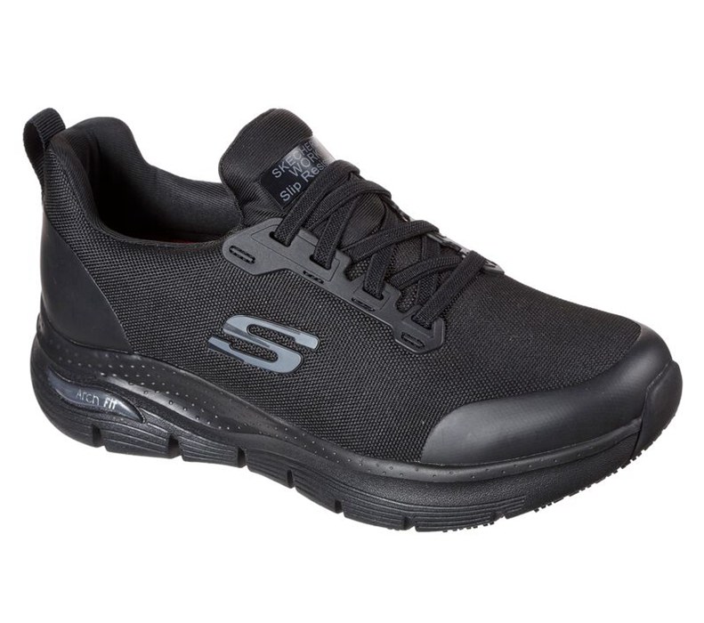Skechers Dam Svarta Slip On - Work: Arch Fit Sr - Vermical - Sverige (KUMRZ-0519)